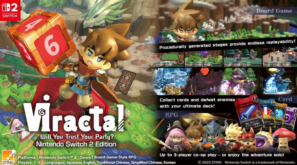 Board Game Betrayal Awaits: Viractal: Will You Trust Your Party? Launches on Nintendo Switch and the Future Switch 2